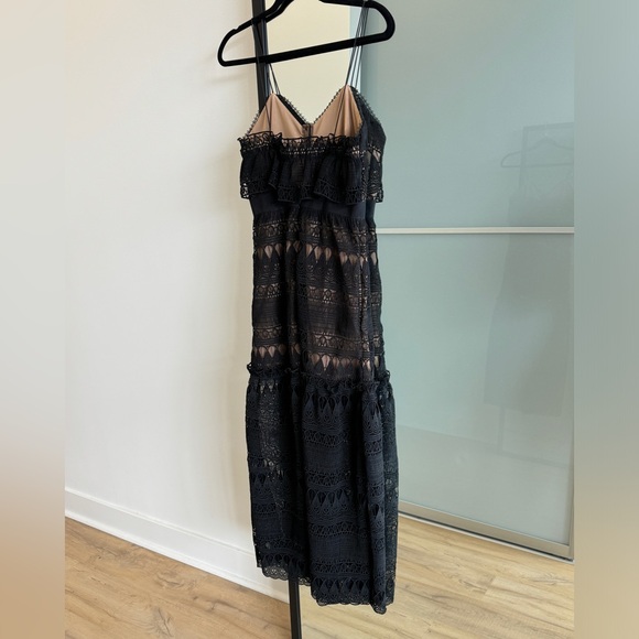 Self Portrait Black Lace Dress - Picture 3 of 5